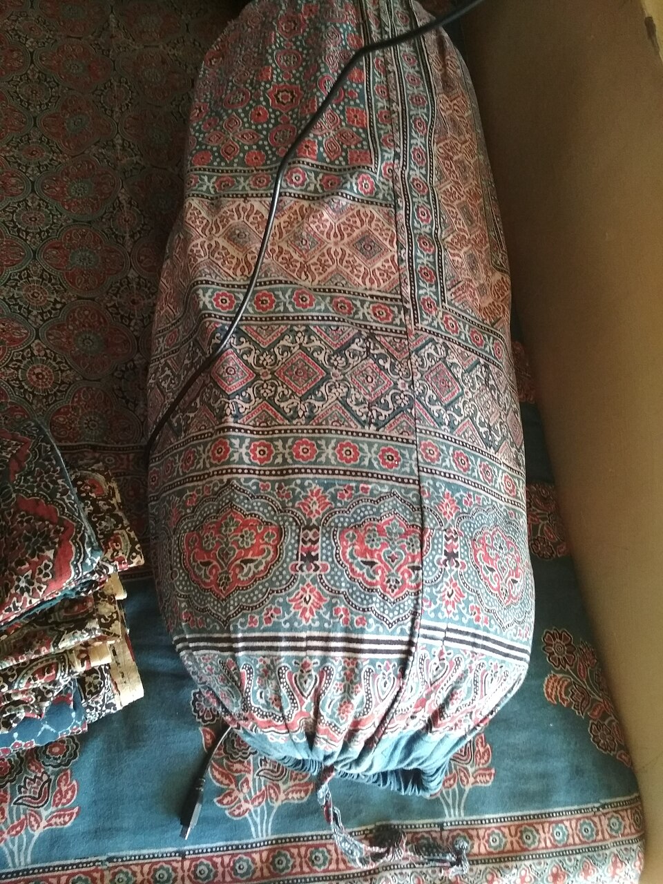 Ajrakh motif detail