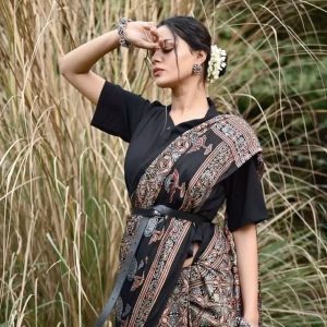 Ajrakh dupatta
